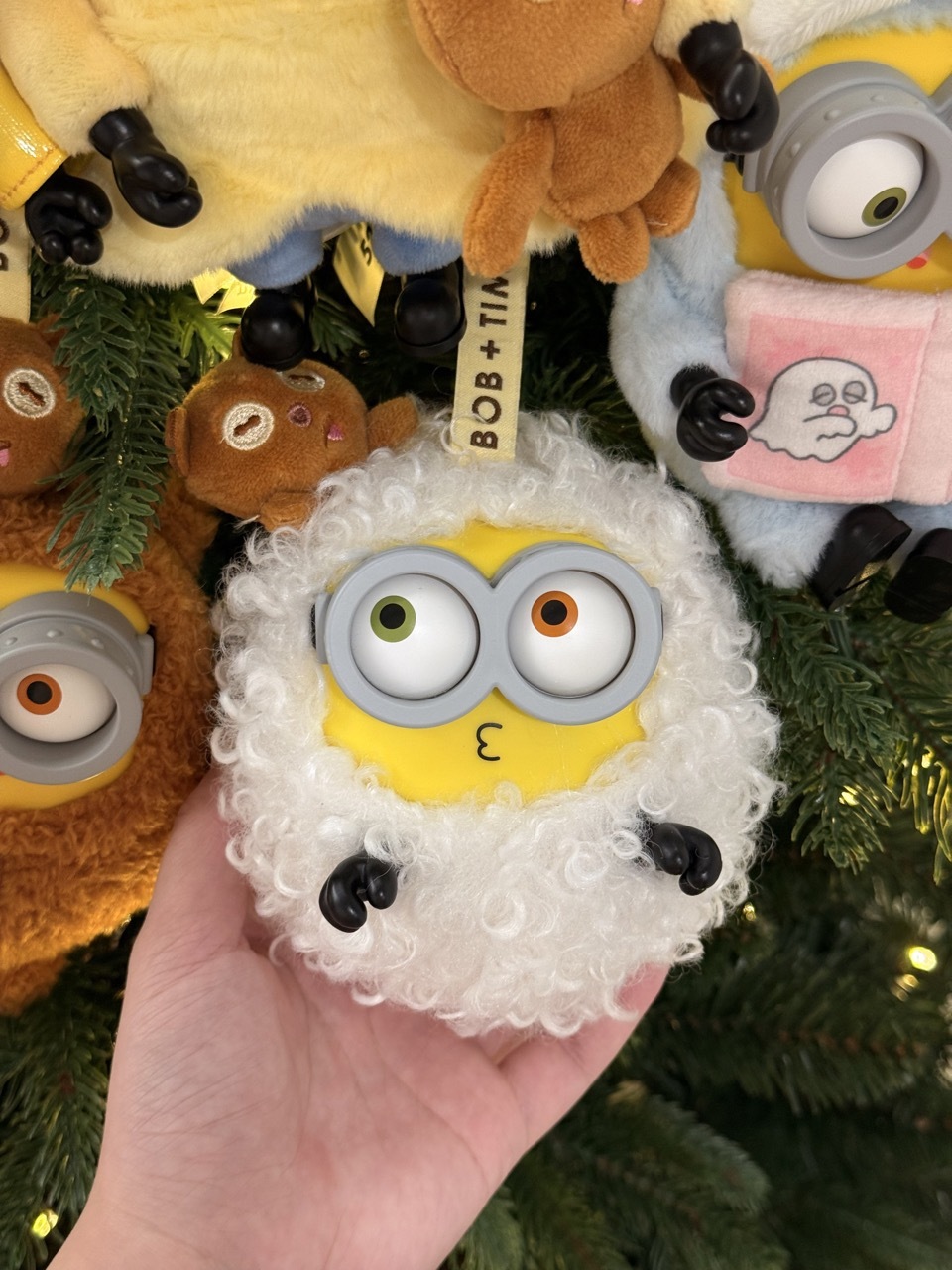 BOB&TIM 小小兵 好朋友在一起 糖膠 毛絨 鑰匙圈 吊飾 盲盒 / 預購