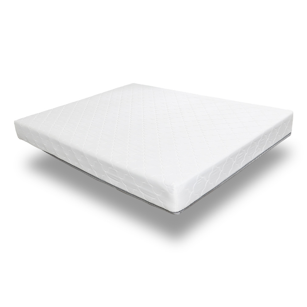 簡約透氣兩用涼蓆護背硬式連結式彈簧床墊(兩色可選)