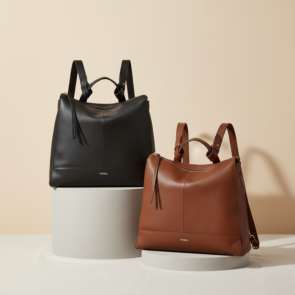 Elina 真皮兩用小後背包 (多色可選)