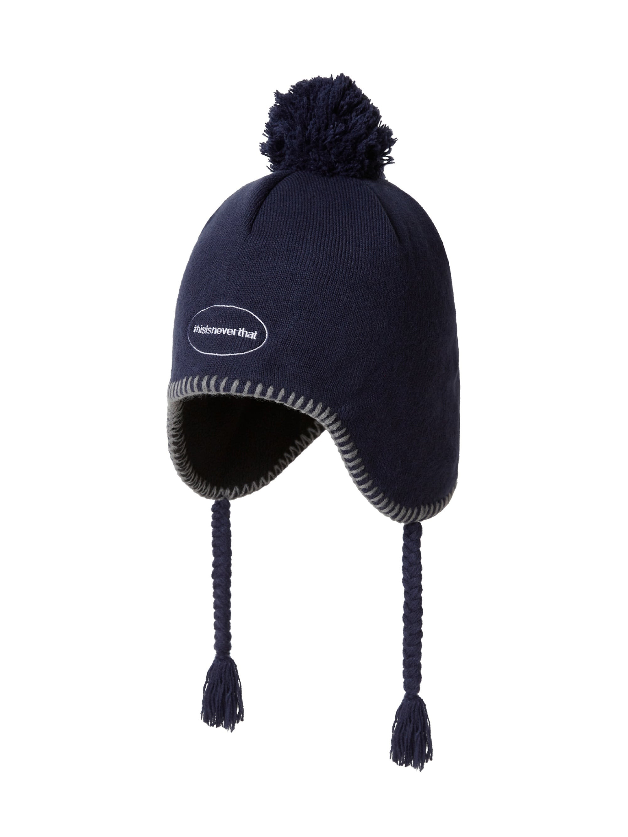 thisisneverthat Pom Earflap Beanie
