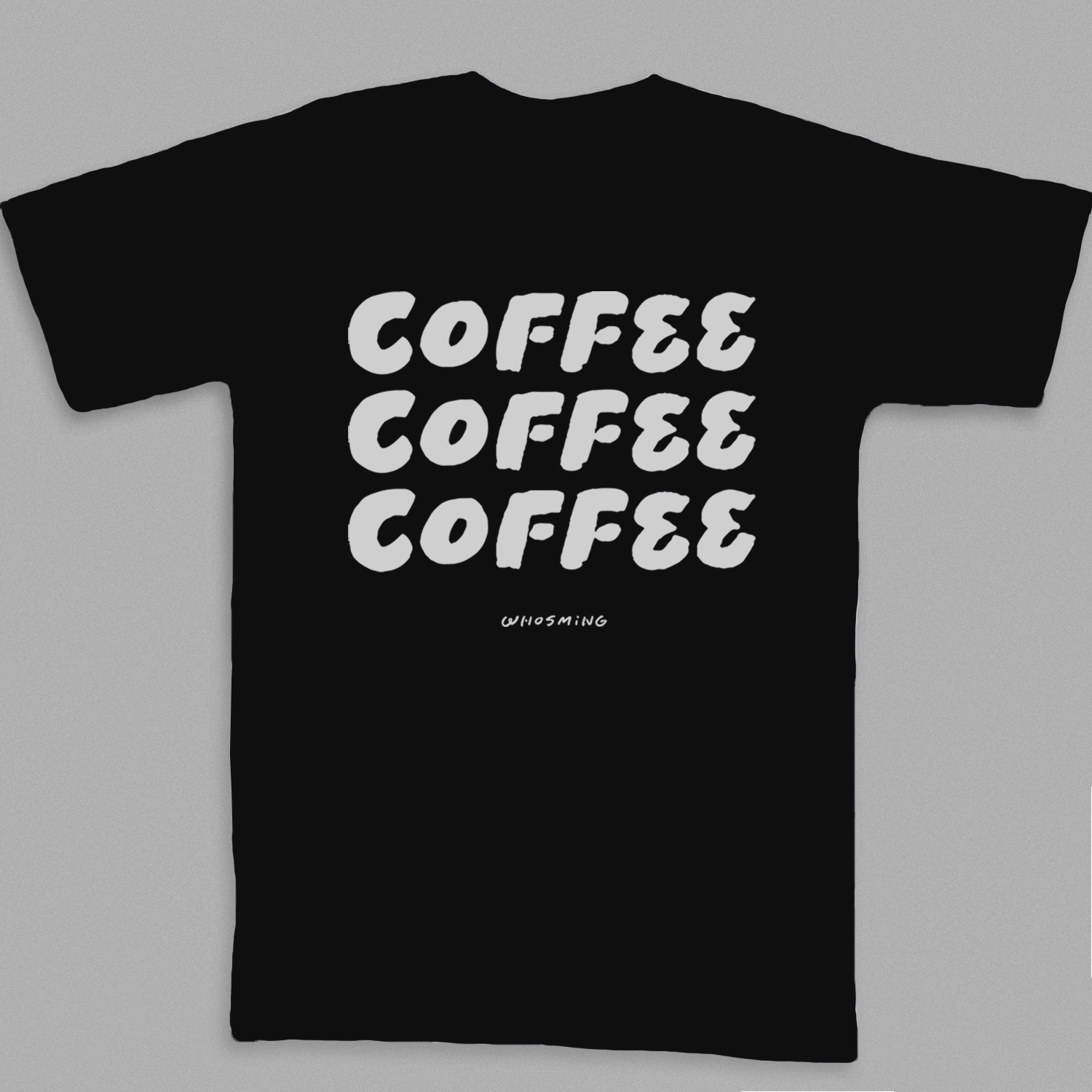 TRIPLE COFFEE｜T-Shirt 黑