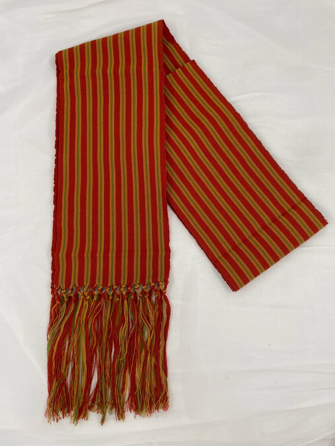 No.13織布流蘇綁腰巾.總長230寬14