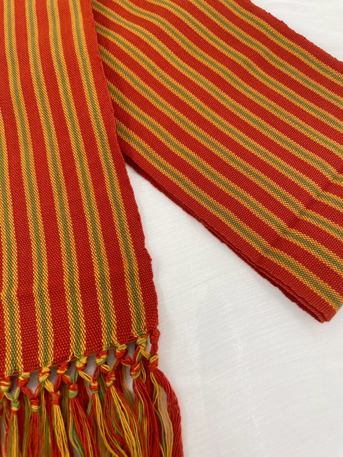 No.13織布流蘇綁腰巾.總長230寬14