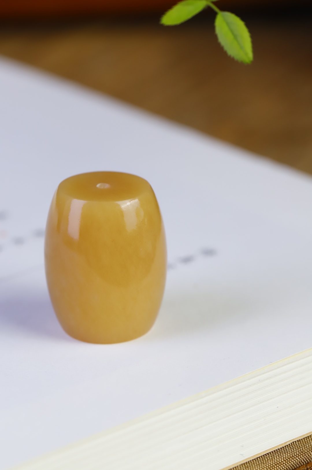 11614 和田玉且末糖轉運珠