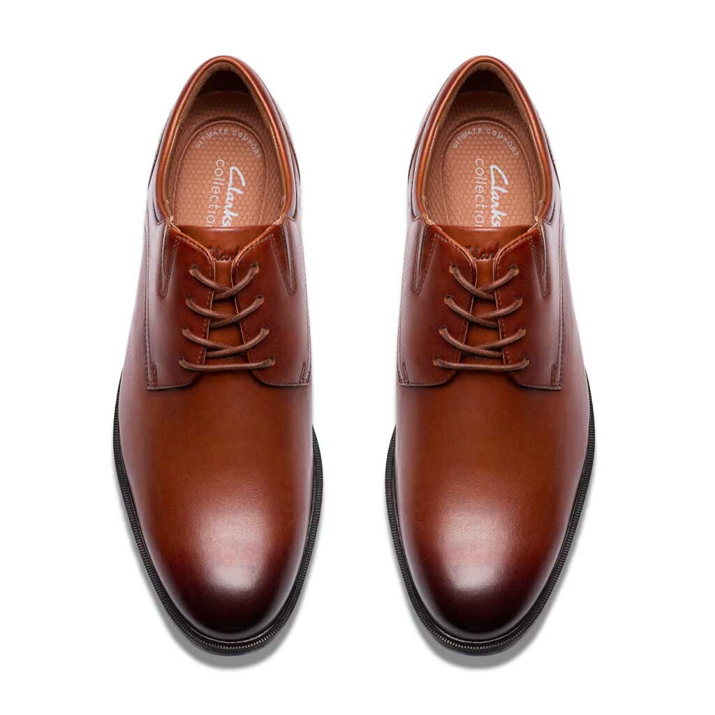 Clarks - 男士  Steadwell 繫帶鞋 26184680-DBR