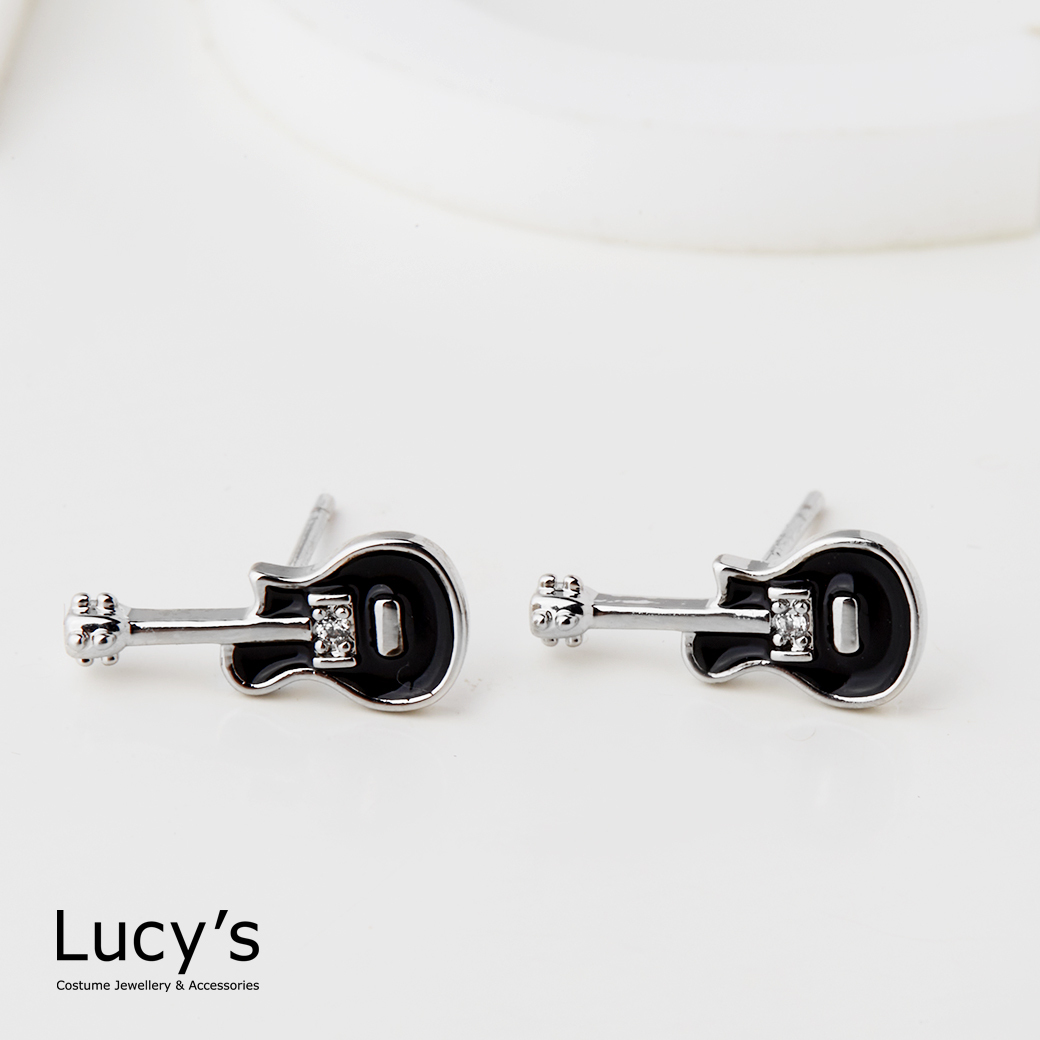 吉他 耳環 (125034)