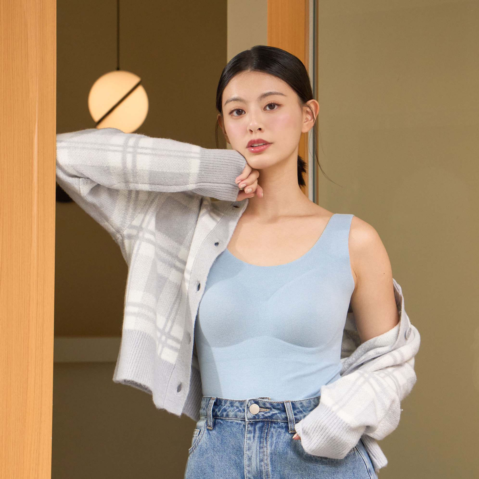 倍暖絨BRA背心-寶寶藍