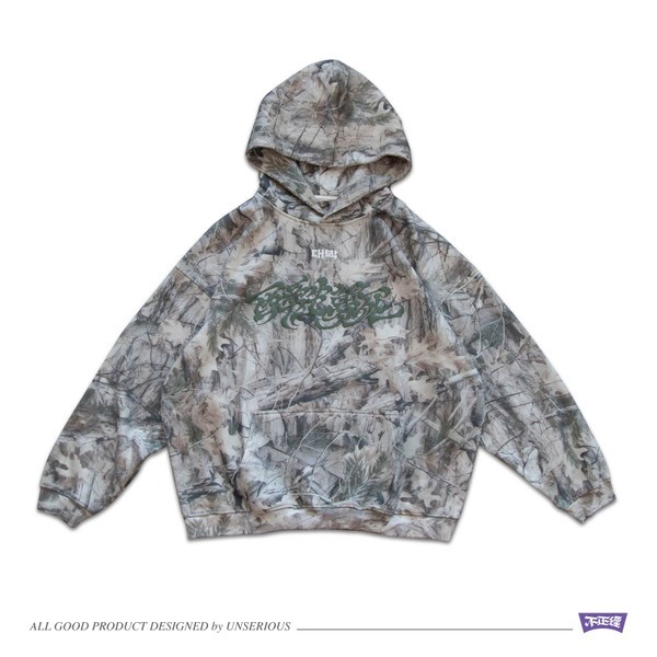 不正經 樹枝迷彩帽tee US090