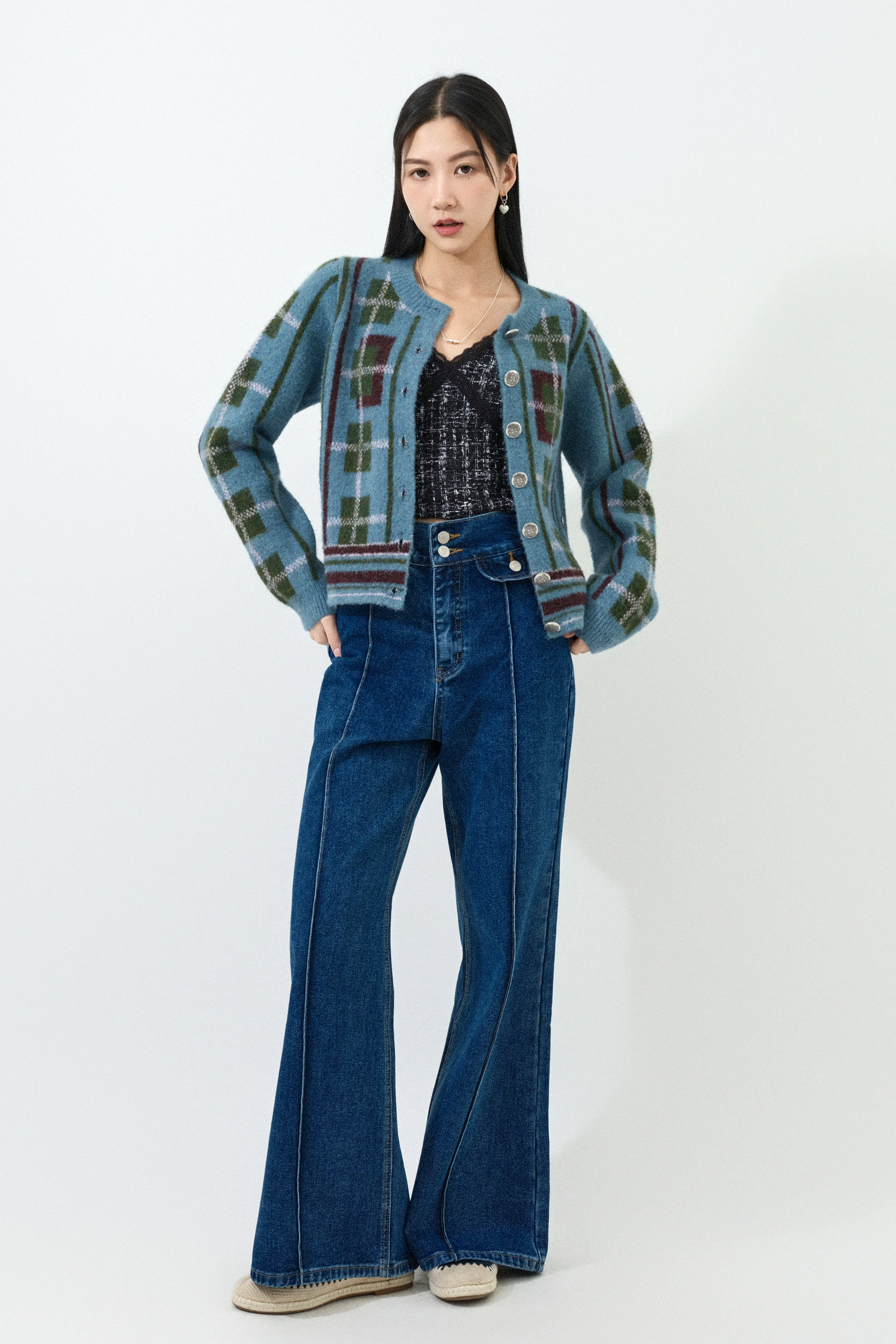 FW25_0204（外套＋吊帶＋牛仔褲）