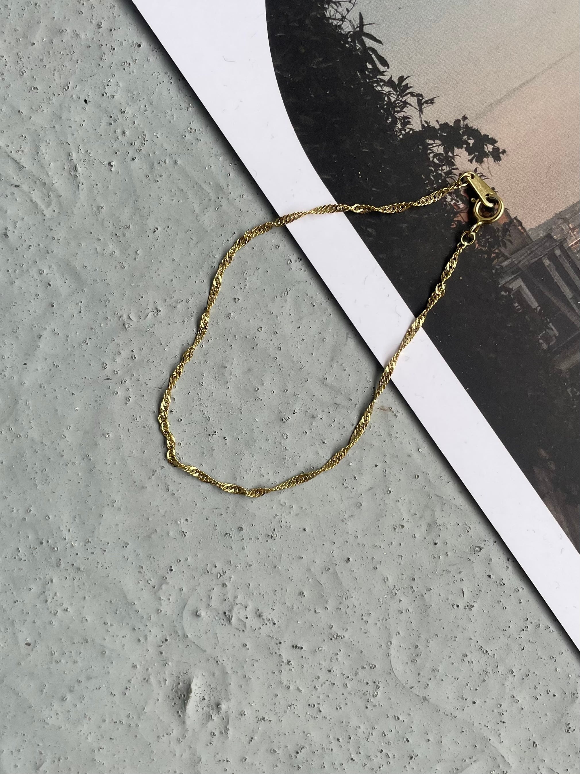 simple chain bracelet