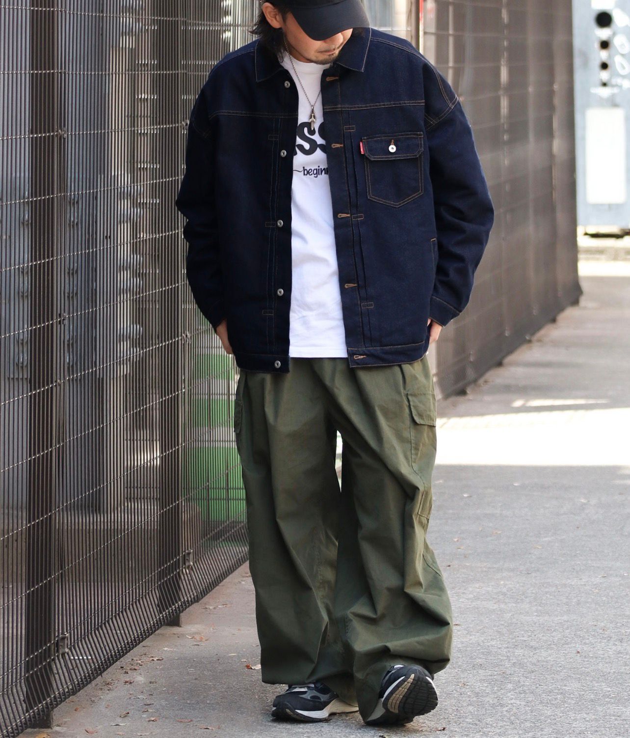 【預購】JN112050 classicalelf 男女同款絎縫寬鬆牛仔外套