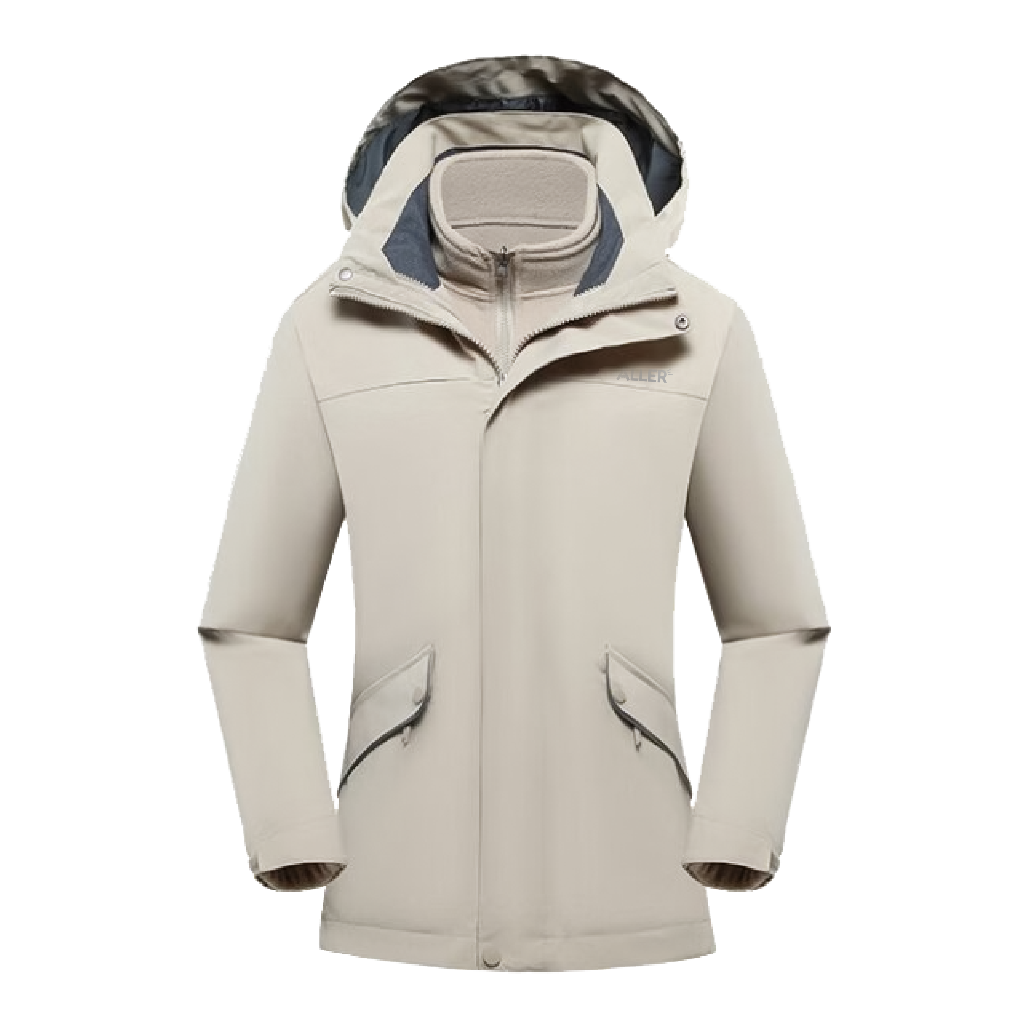 ALLER 二件式衝鋒保暖外套 女款 (4色) 防水/保暖/防風 登山/滑雪/旅行 03CKN88002