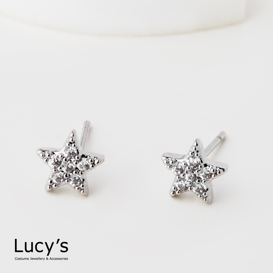 小星星 耳環 (122812)