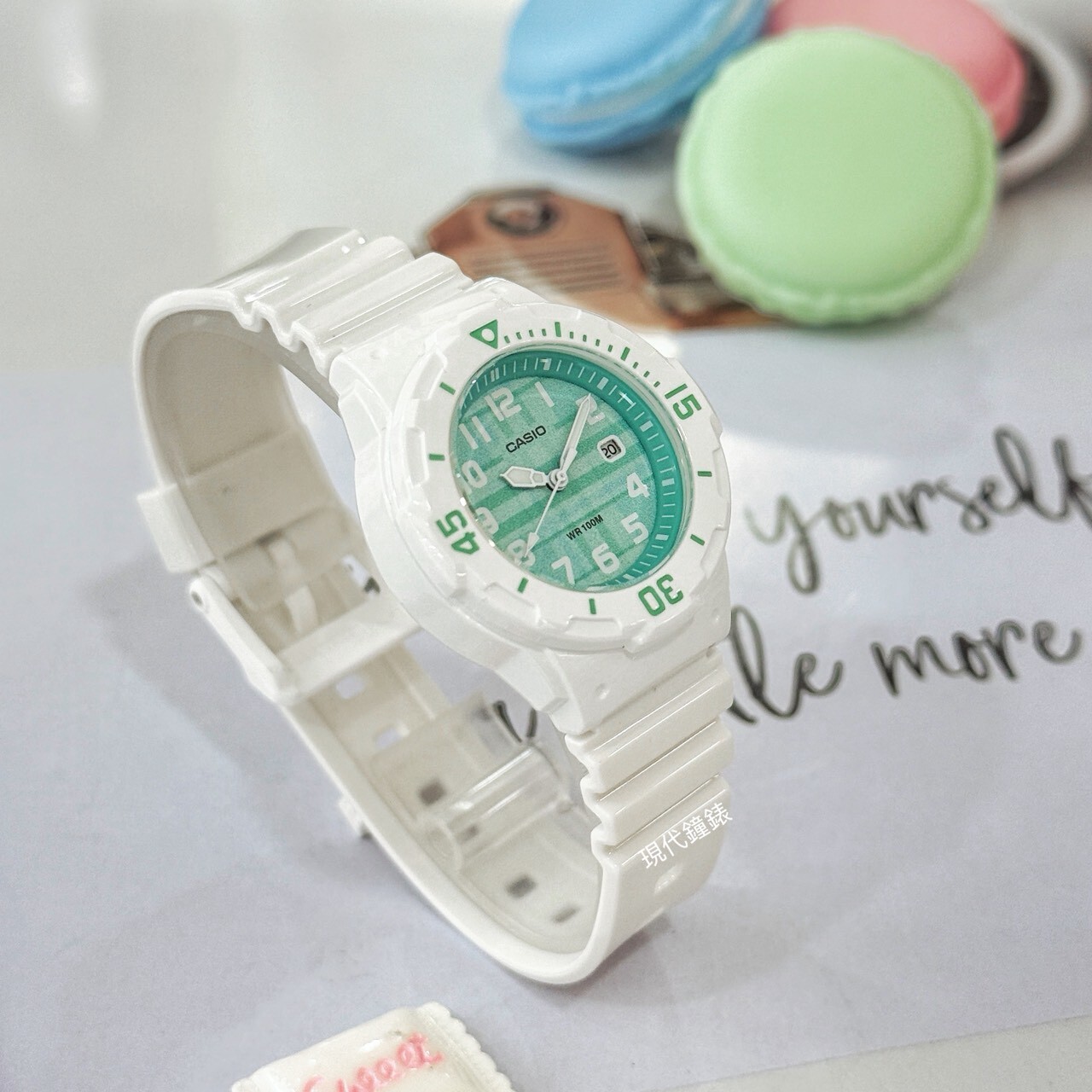 【CASIO 卡西歐】繽紛馬卡龍數字錶 LRW-200H-3C 34.2mm 現代鐘錶