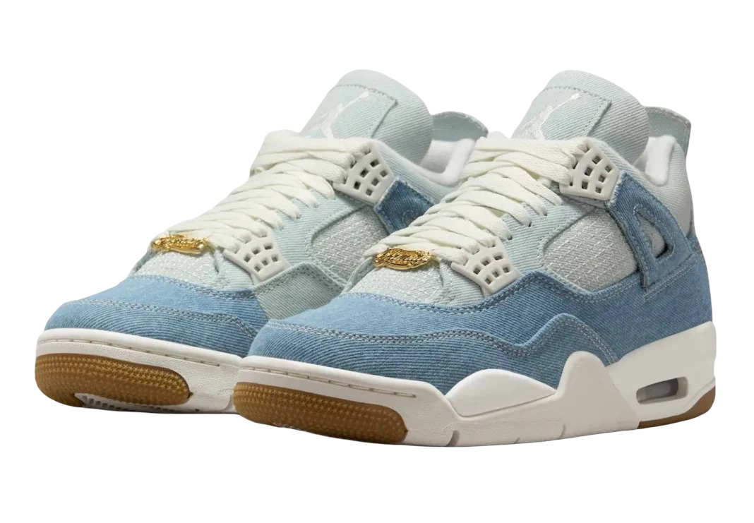 [In-Stock] Air Jordan 4 Retro TEX Denim Worn Blue (W) IB6716-100