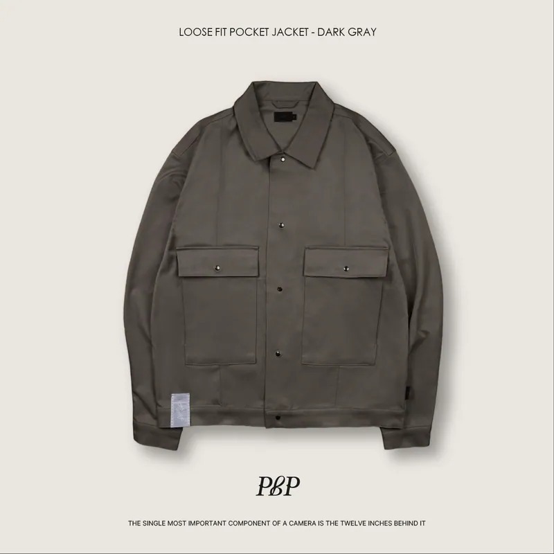 P.B.P LOOSE FIT POCKET JACKET