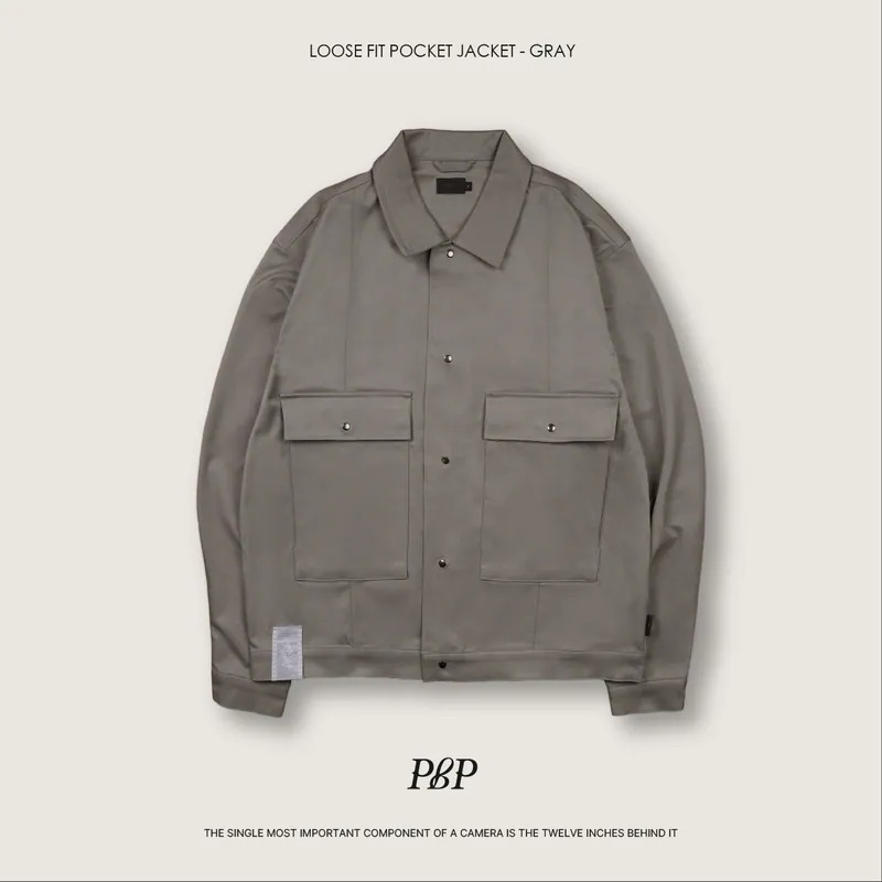 P.B.P LOOSE FIT POCKET JACKET