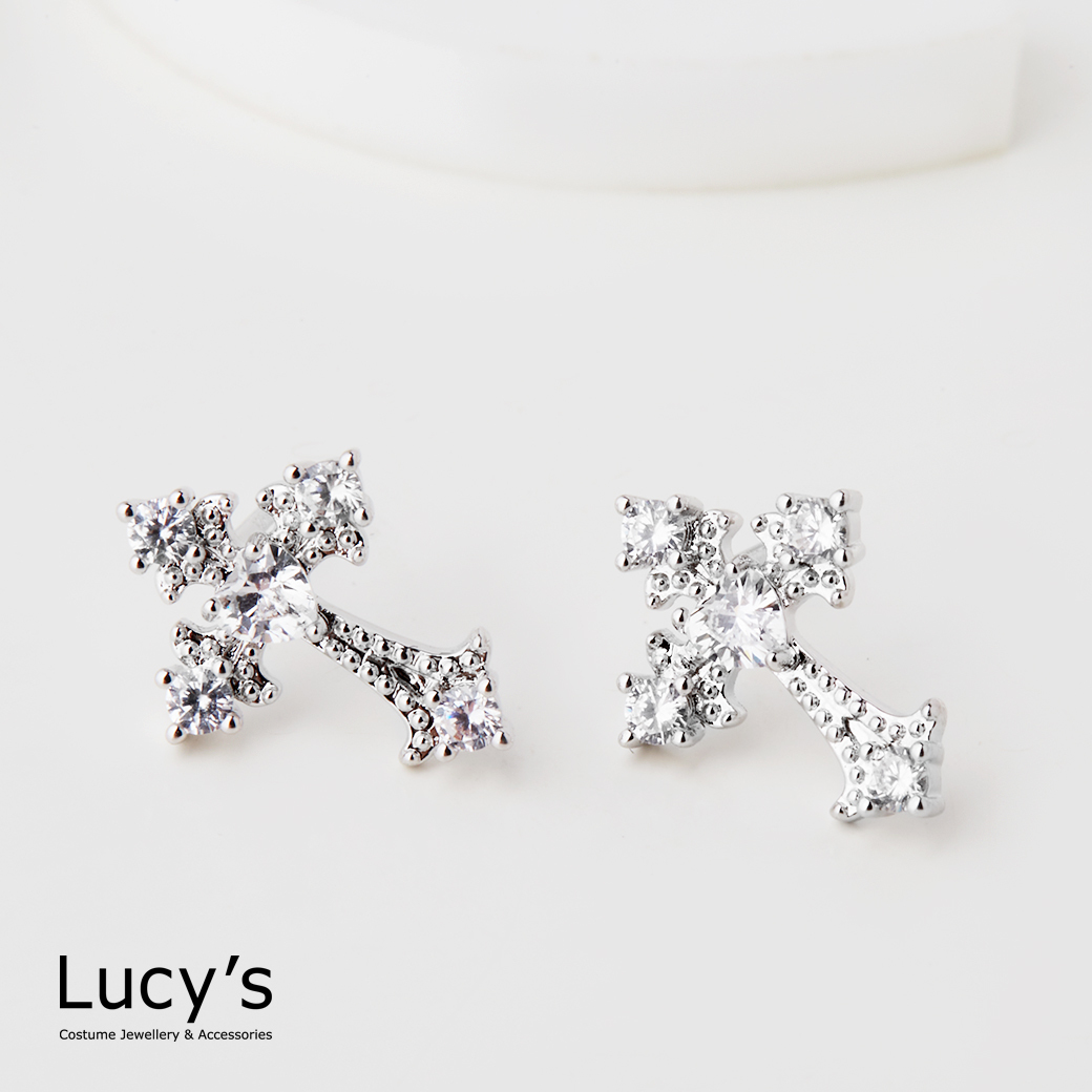 十字光芒 耳環 (126171)