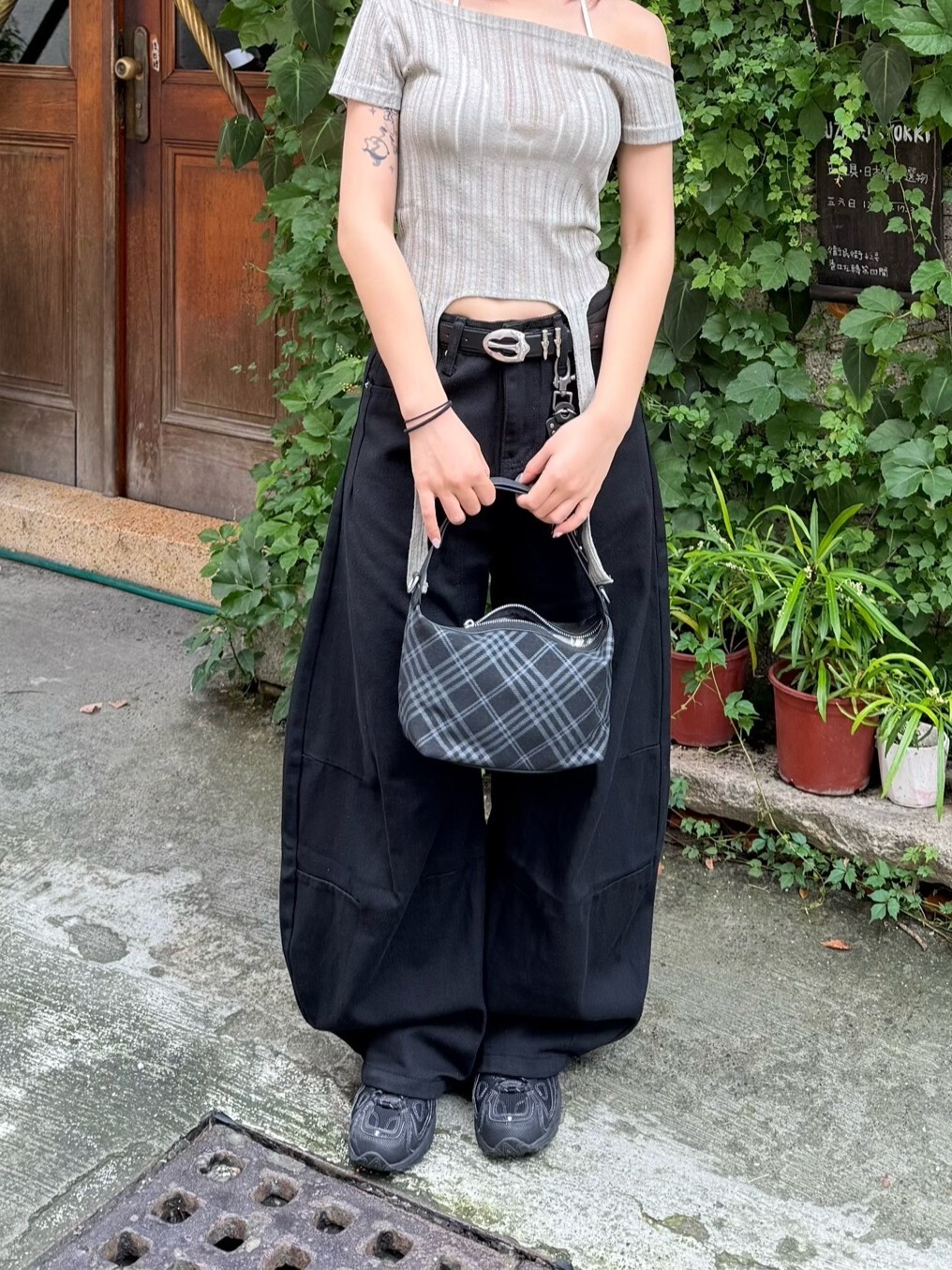 【現貨】Good Value 美拉德 復古 彎刀 牛仔褲