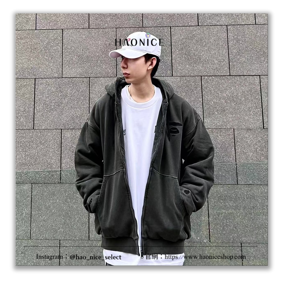 【HAO NICE】100%正品🔥日系潮牌Aape🦍 經典logo 刺繡 猿人徽章 復古水洗黑 外套  連帽外套 休閒外套