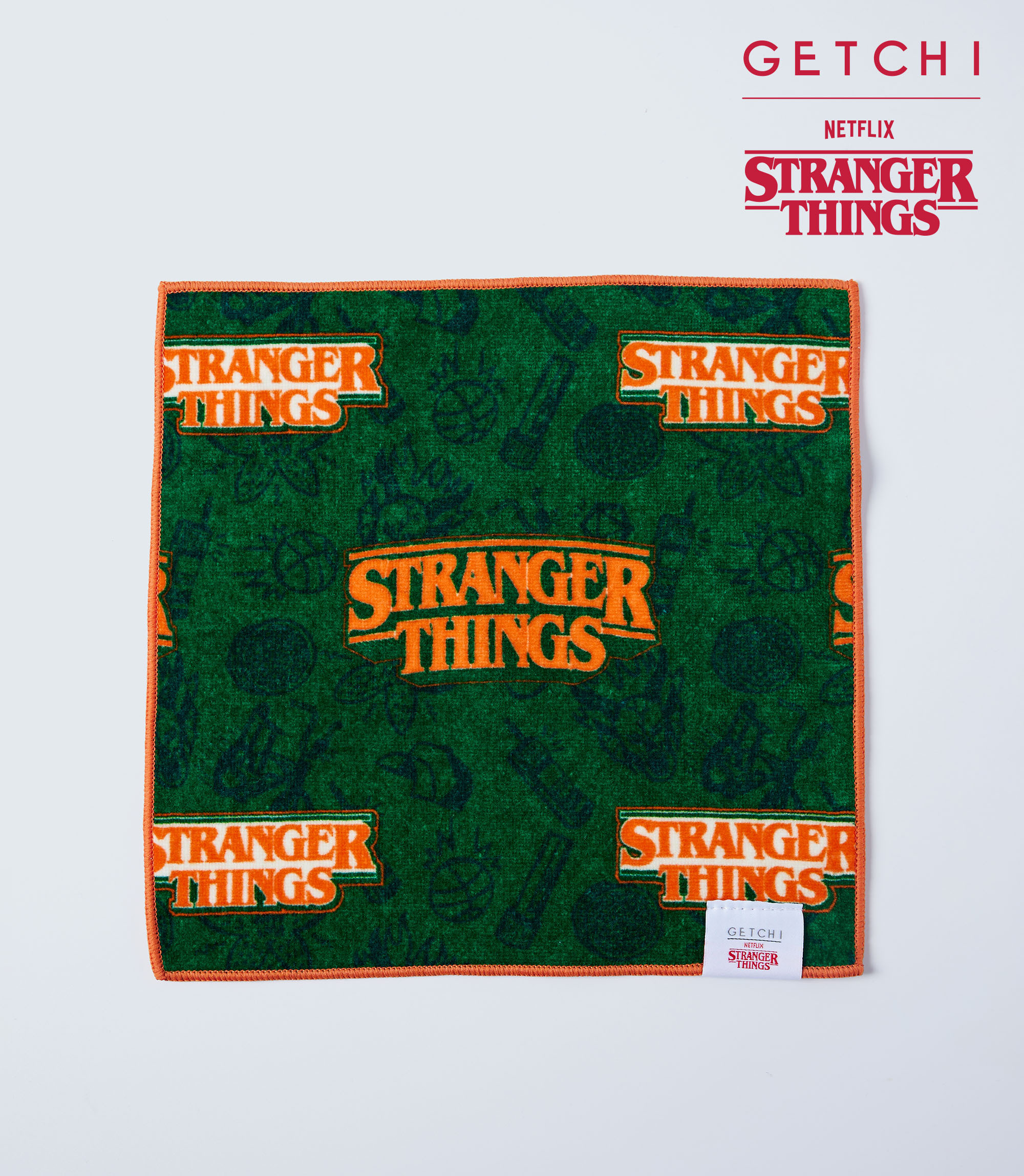 (現貨)Getchi X Stranger Things 怪奇物語聯名手帕