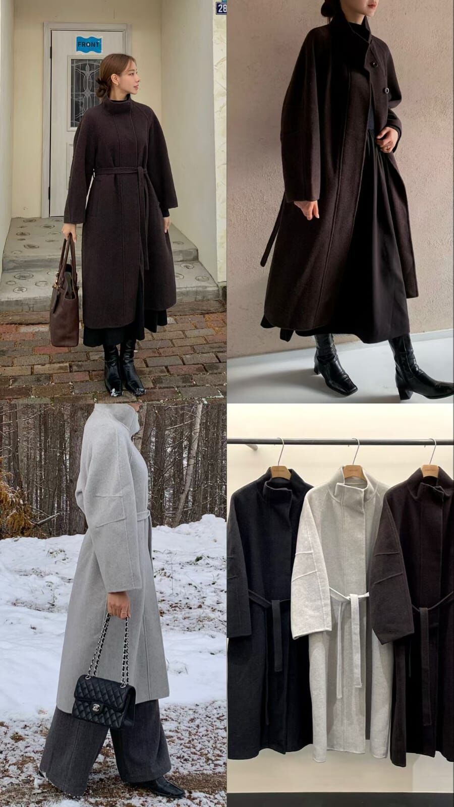 OB5216 羊毛羊絨毛呢長大衣 *特價* (優惠碼同充值購物金不適用)