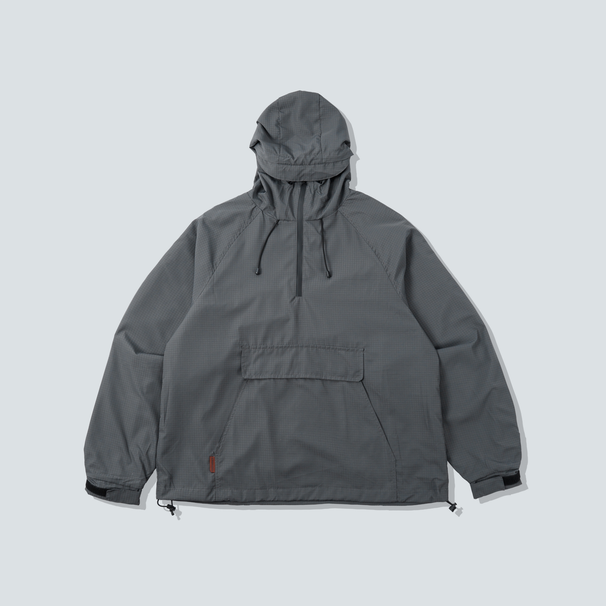 SBG 立體格紋連帽半拉鍊外套 SB6852