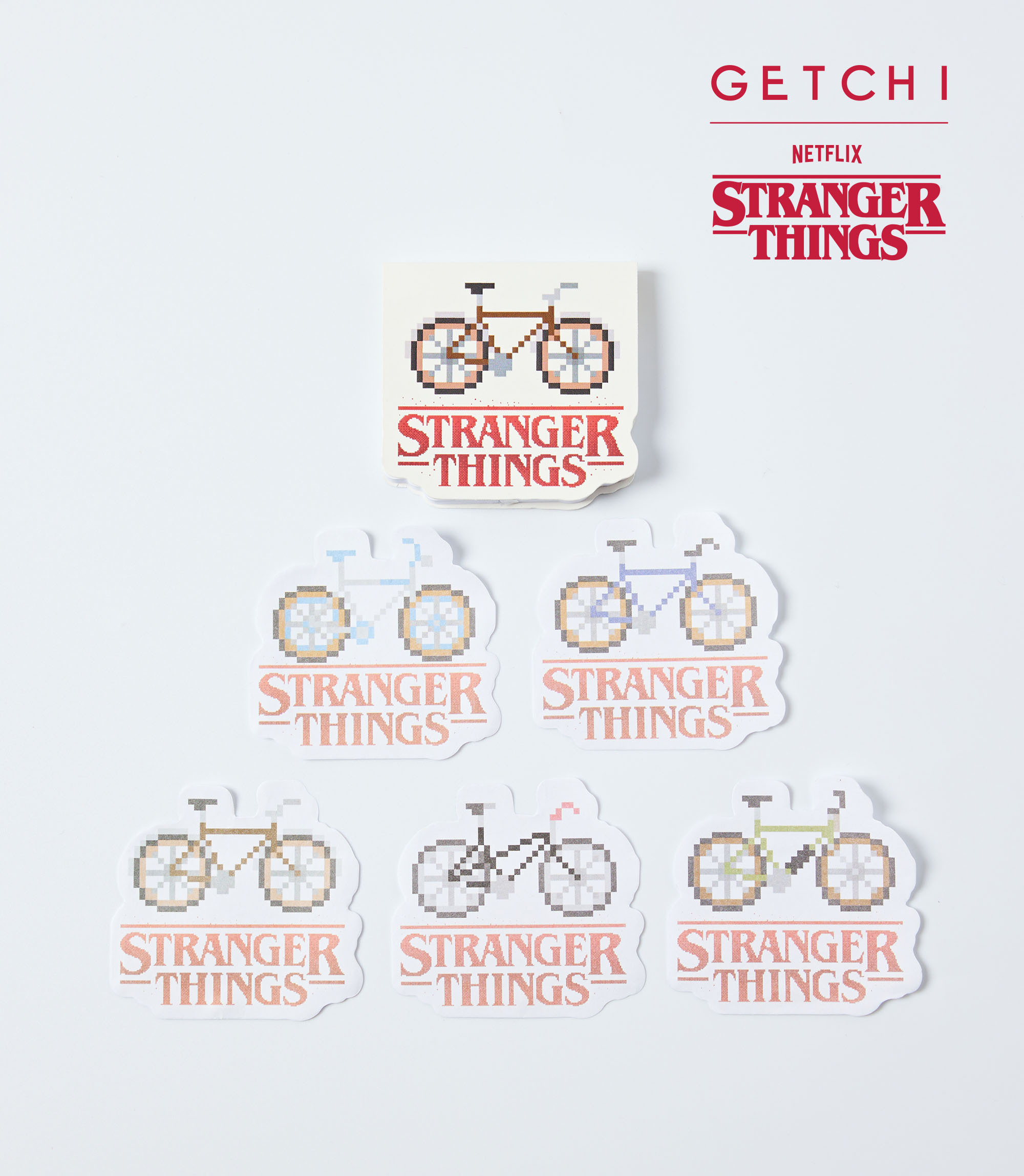 (現貨)Getchi X Stranger Things NOTES怪奇物語聯名系列便條本