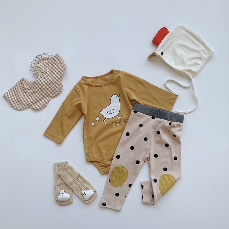 補丁百搭打底褲