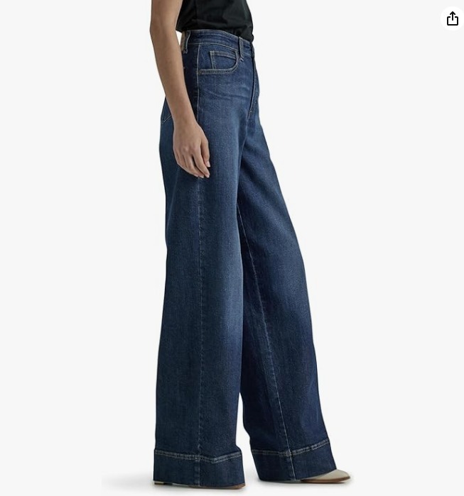 【預購】K112031 LEE 女裝高腰牛仔褲