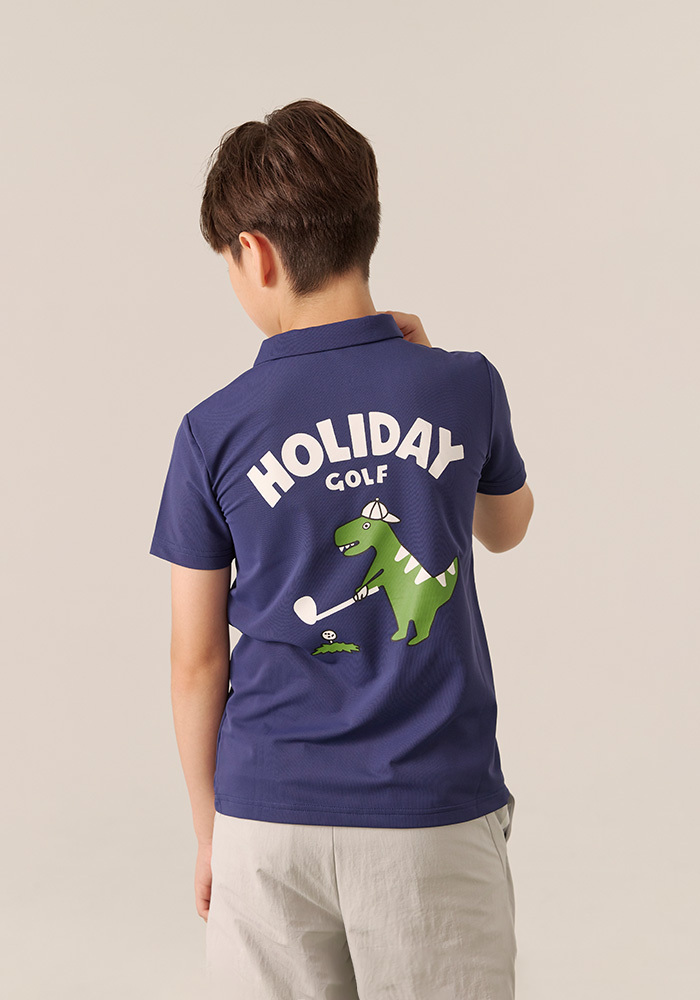 Avant Falcosia  假期DINO排汗男衫-藏青色