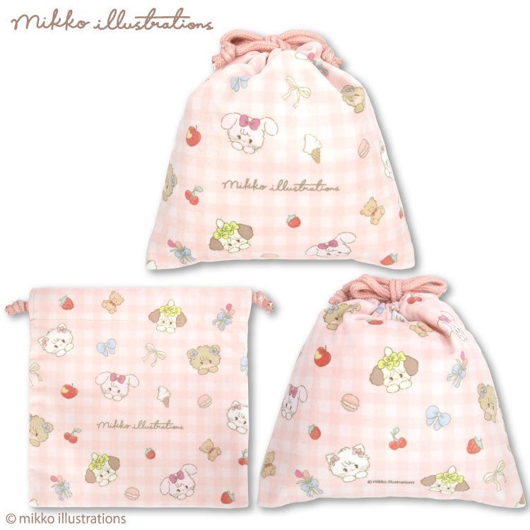 日本 Mikko illustrations 束繩袋