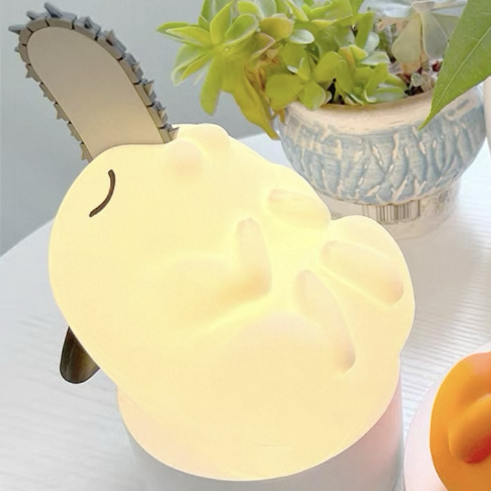 <正版授權>SUNRISEPOP 鏈鋸人 白色波奇塔 拍拍燈 公仔