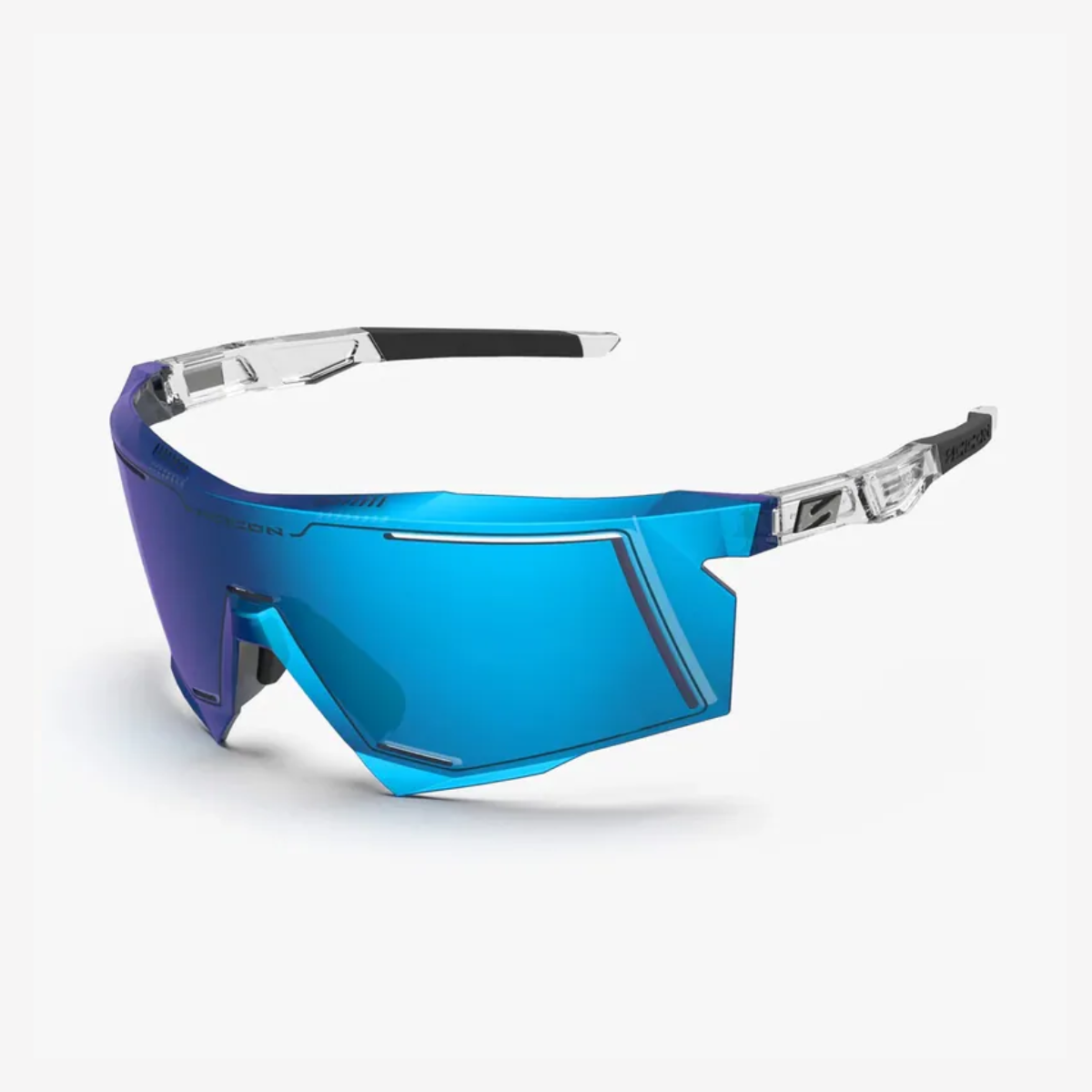 新款【SCICON】Aeroshade Aerostorm 運動風鏡 / 藍框 鏡面藍片