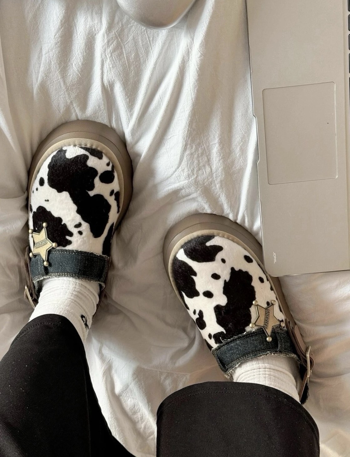 Disney 迪士尼 玩具總動員 x Old Order 乳牛 胡迪 厚底勃肯鞋