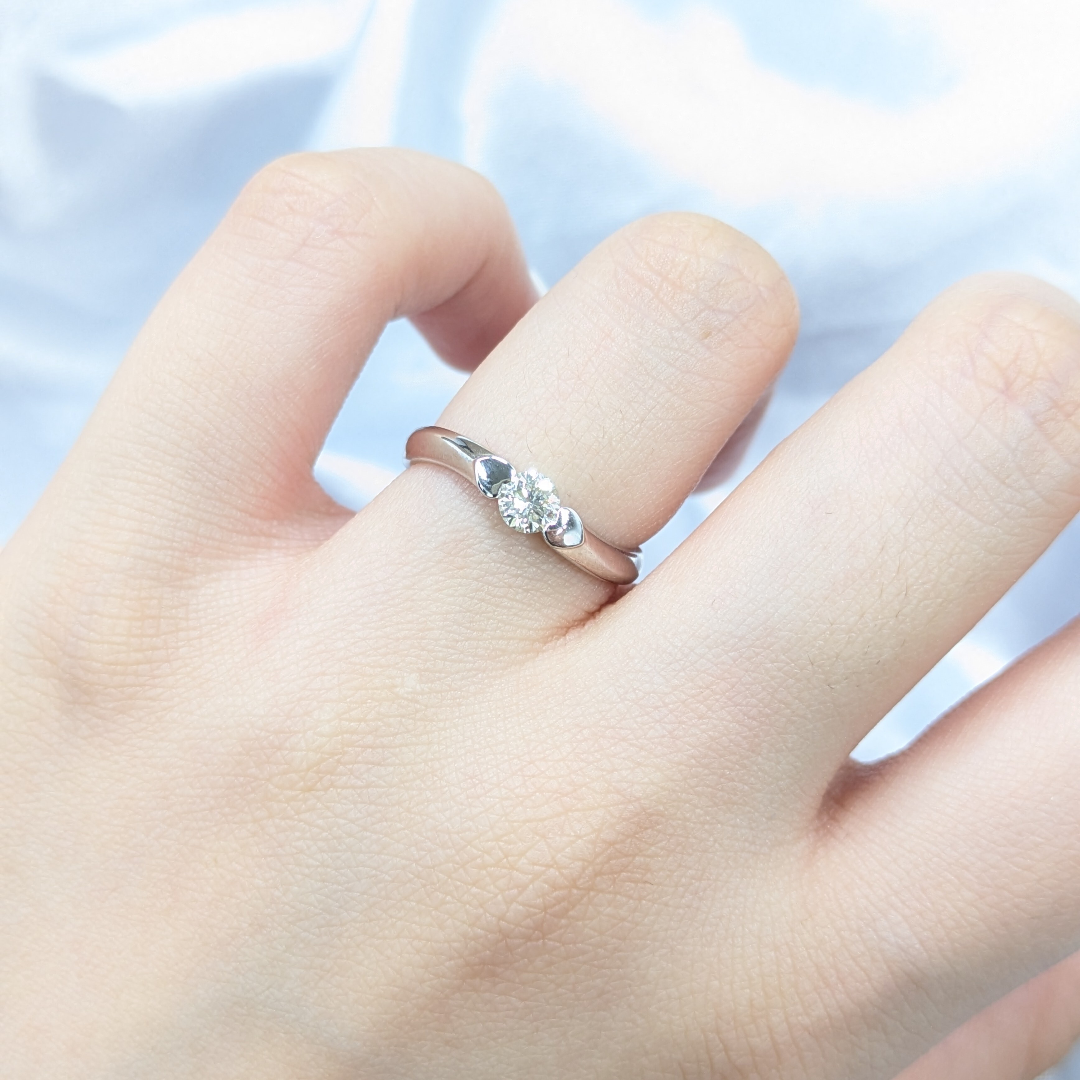 18K White Gold 0.26ct Diamond Ring