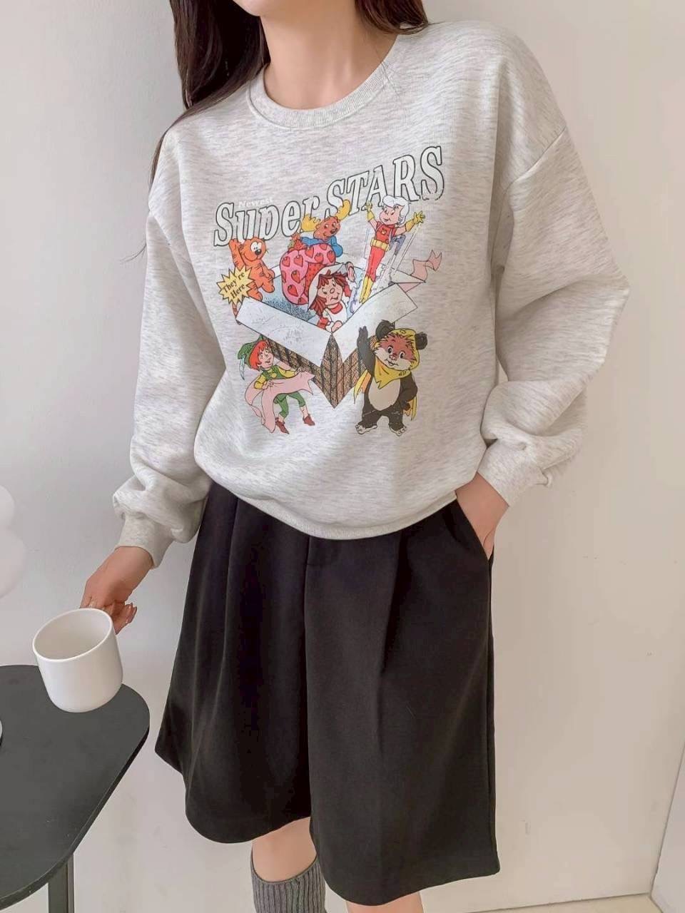 卡通英字內鋪棉大學踢