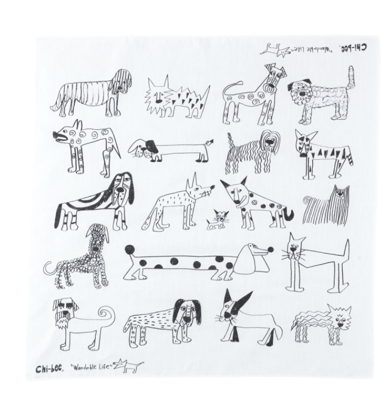 日本ChiBee Dog方巾