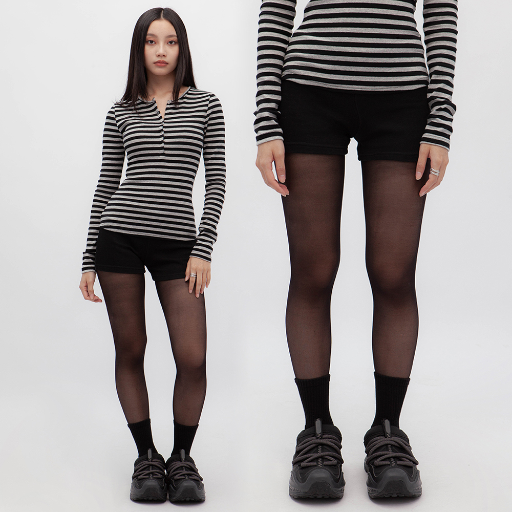 低腰羅紋運動短褲