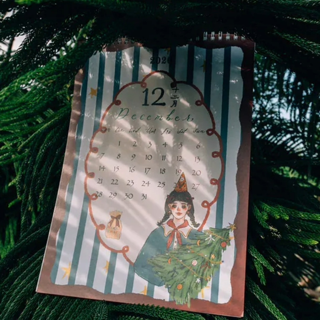 有你真好 2026 甜蜜掛曆 12月份 A4掛曆｜甜蜜生活 La Dolce Vita 台灣