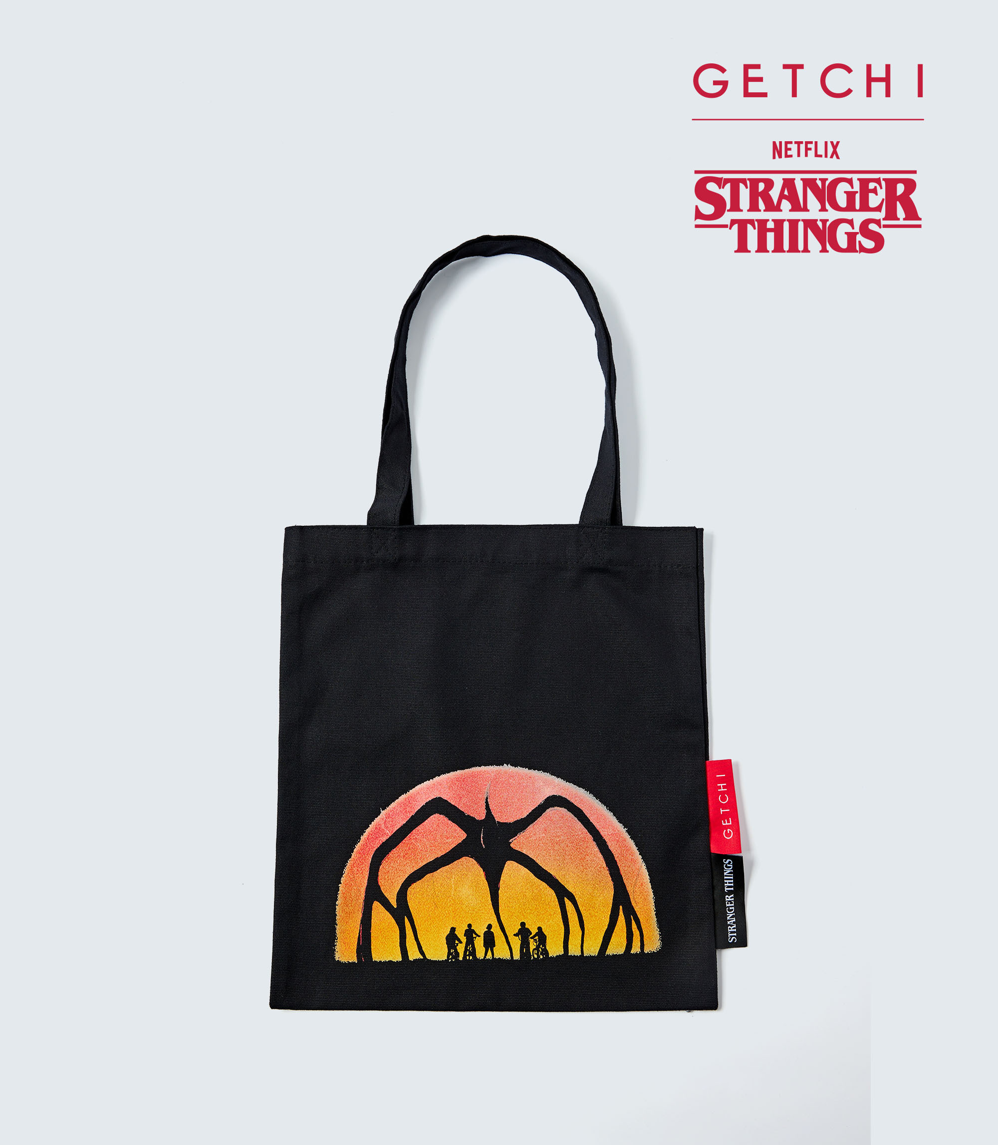 (現貨)Getchi X Stranger Things TOTE BAGES怪奇物語聯名帆布包