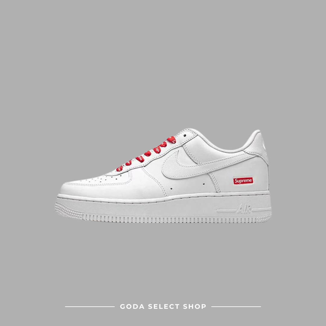 Supreme X Nike Air Force 1 07 聯名款 白色 CU9225-100