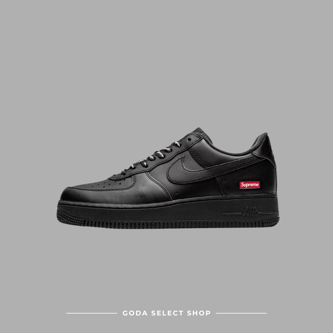 Supreme X Nike Air Force 1 07 聯名款 黑色 CU9225-001