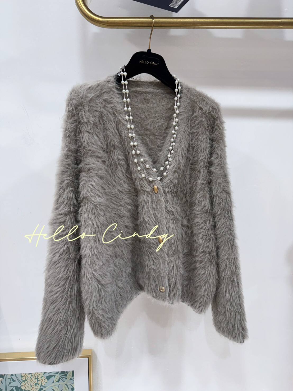 B11070小姊姊的溫柔毛海針織小外套