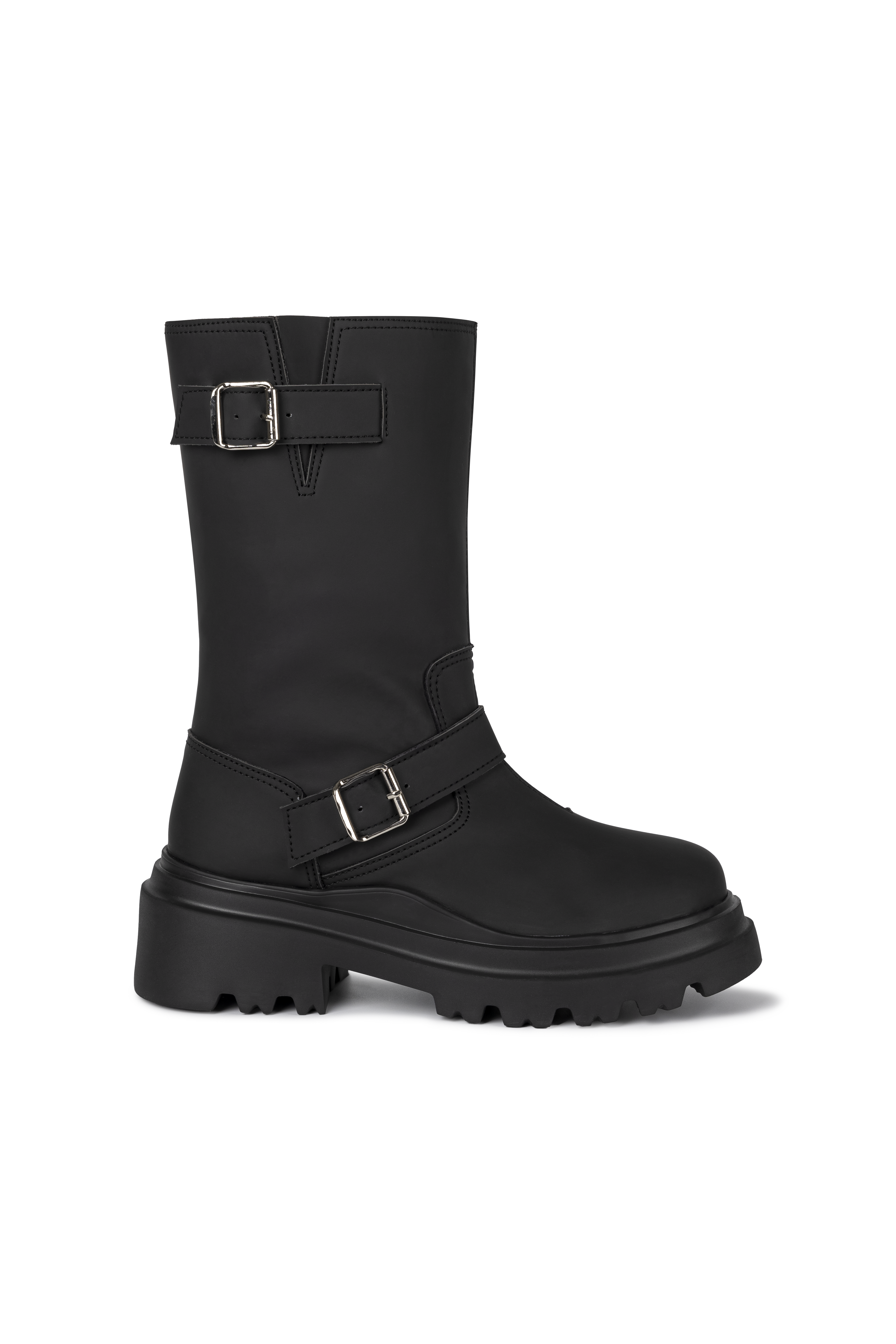 KHIHO CITY BUCKLE RAIN BOOTS K24-SH009 BK