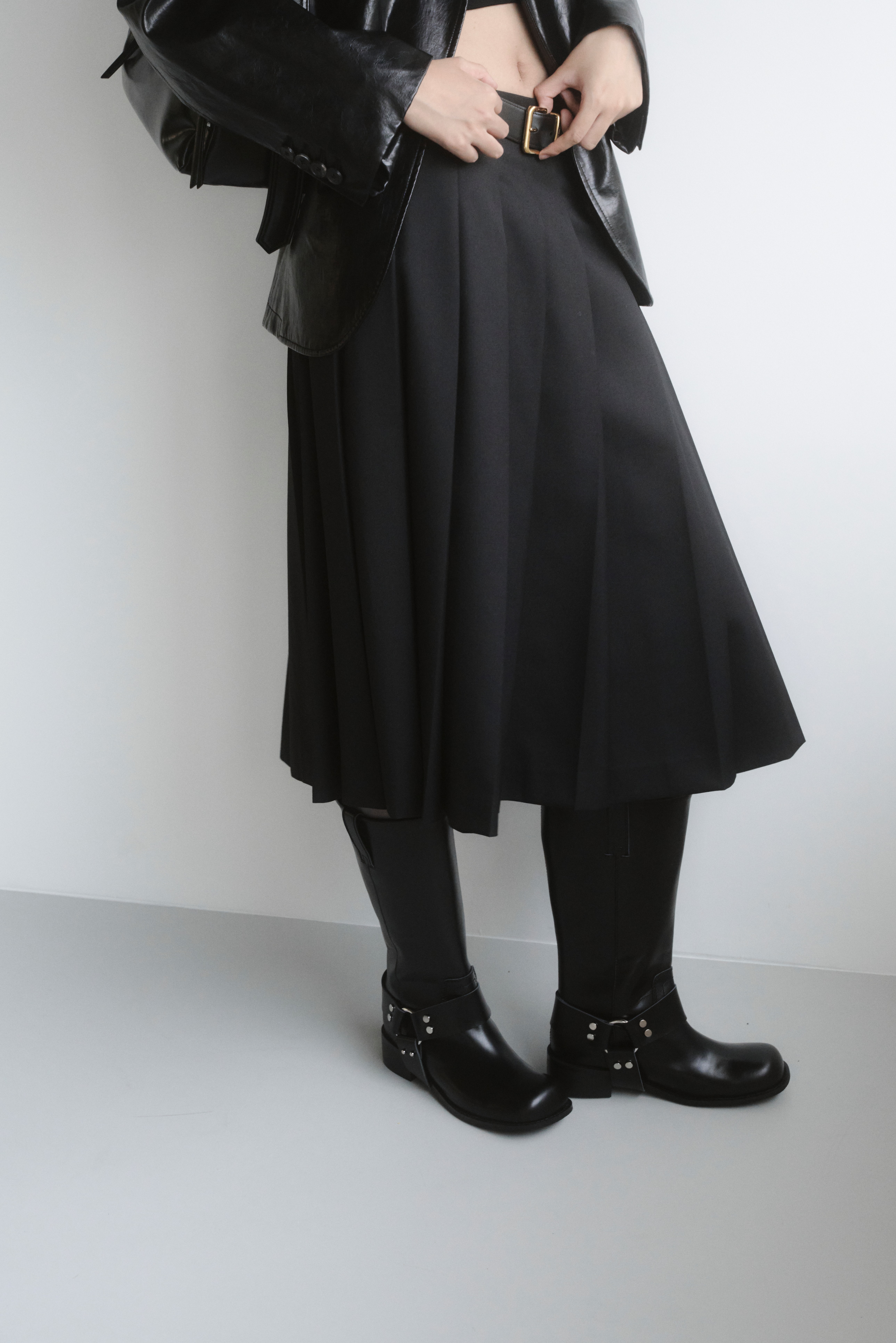 KHIHO BIKER BOOTS K25-SH034 BK