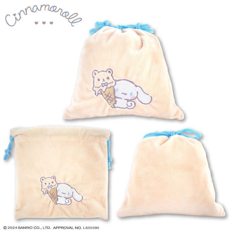 日本 Sanrio Cinnamoroll 玉桂狗 束繩袋