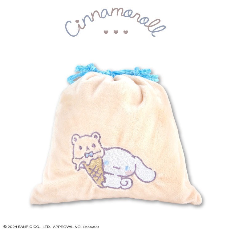 日本 Sanrio Cinnamoroll 玉桂狗 束繩袋