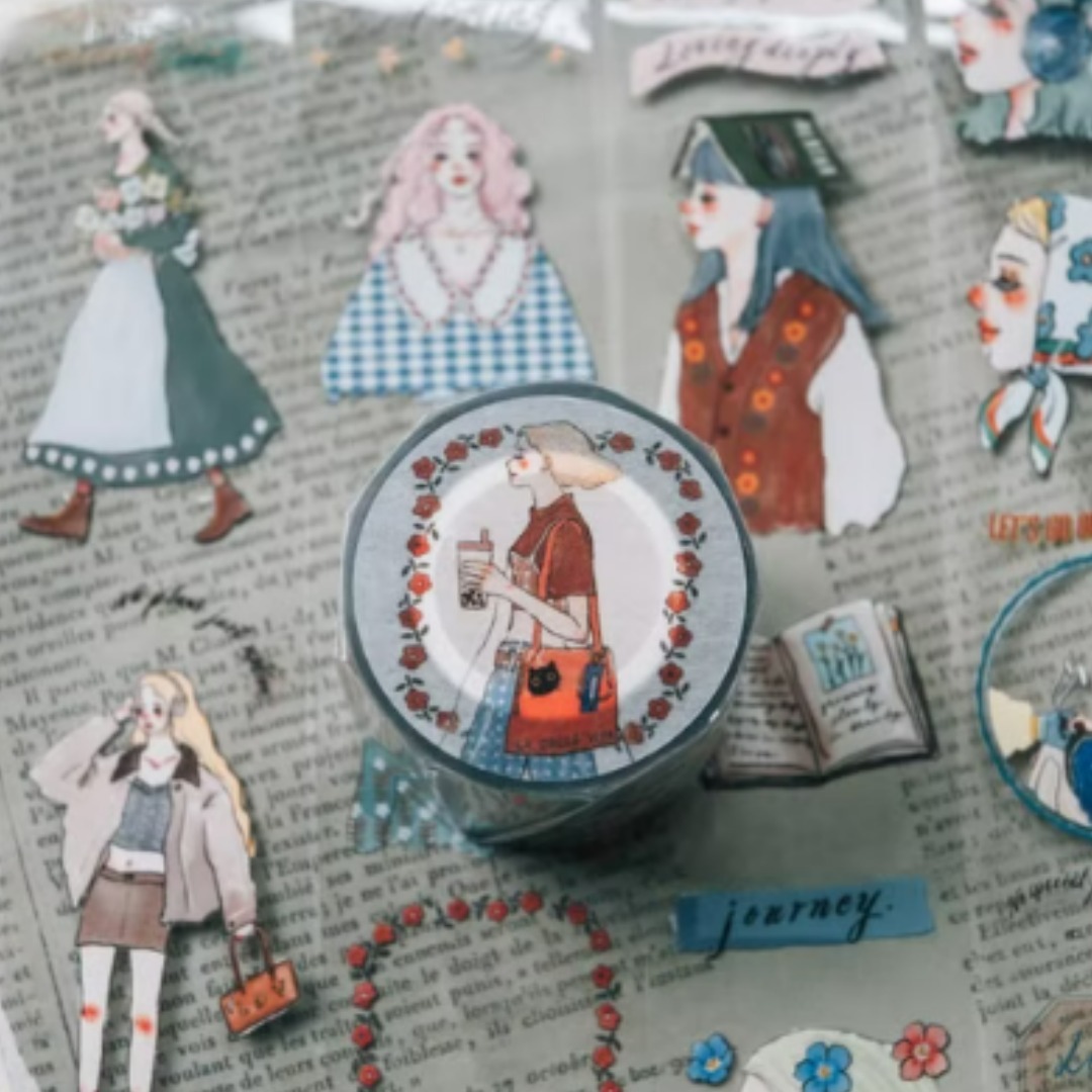 我們快樂地向前走 PET 膠帶｜甜蜜生活 La Dolce Vita 台灣