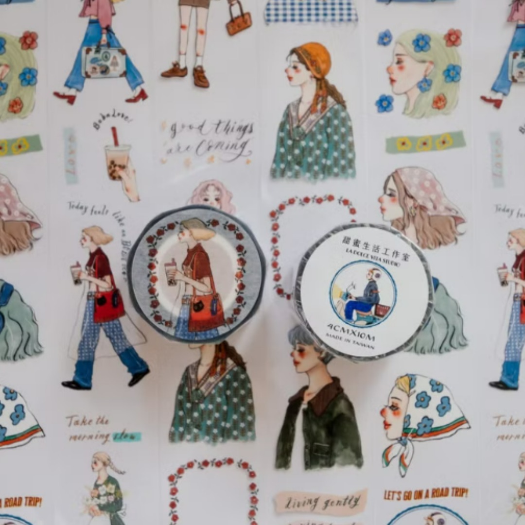 我們快樂地向前走 PET 膠帶｜甜蜜生活 La Dolce Vita 台灣